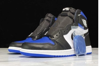 BLACK JORDAN ROYAL 1 RETRO GAME HIGH AIR - 1110